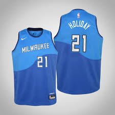 The jersey is part of the nba's city edition jersey collection and joins three others in rotation this year for the bucks: 2020 21 Youth Bucks Brook Lopez City Jersey Royal
