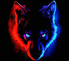 See more beautiful wolf wallpapers, awesome wolf wallpapers, pretty wolf wallpaper looking for the best wolf wallpaper? Cool Red And Blue Wolf Wallpaper Wallpaper Hd New