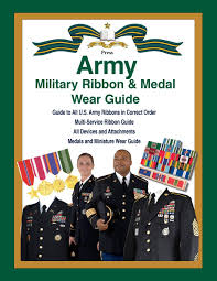 army military ribbon medal wear guide