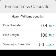 friction loss calculator