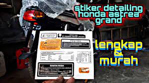 Check spelling or type a new query. Astrea Grand Bulus Pasang Stiker Detailing Bawaan Pabrik Youtube