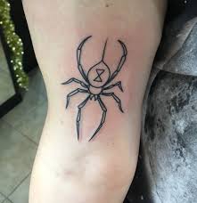 Koi fish tattoos and their meaning. Female Black Widow Spider Tattoo Line Work Minimalist By Nik Lopez At Three Kings In Brooklyn Nyc Girls With T Black Widow Tattoo Tattoos Insect Tattoo