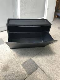 ikea trones black storage cabinet shoe