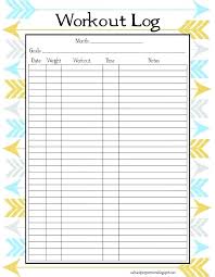Workout Template Google Sheets Updrill Co