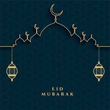 More than just cards for eid. Free Vector Eid Mubarak Festival Card In Golden And Black Colors
