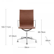 cult living coffee ribbed office chair