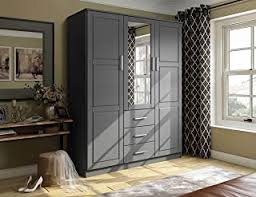 Oak wood wall closet system. Amazon Com Bedroom Armoires Wood Bedroom Armoires Bedroom Furniture Home Kitchen