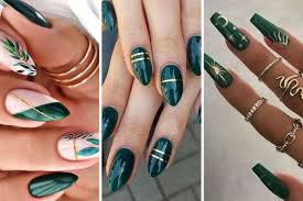emerald green nails 45 dazzling ideas