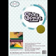 Sticky Specks Micro Adhesive Sheets 8 X