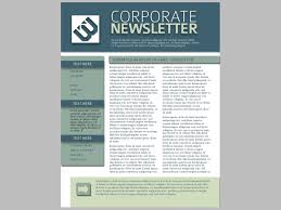 Corporate Newsletter Ideas Monthly Corporate Newsletter Templates 11