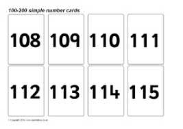 Number Flash Cards Primary Teaching Resources Printables
