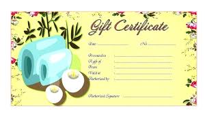 Pedicure Gift Certificate Template