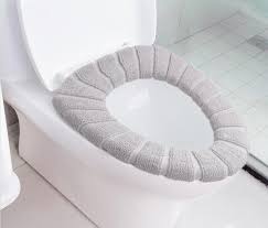 Comfortable Soft Fabric Toilet Seat