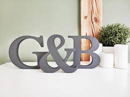 Painted Free Standing Letters Custom