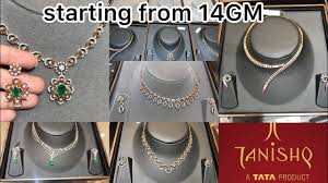tanishq diamond necklace designs with