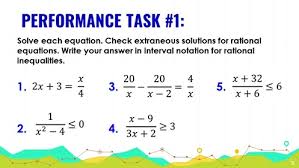 Solved Performance Task 1 Solve Each