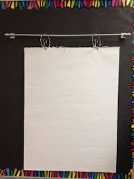 Magnetic Shower Rod Used As An Anchor Chart Holder
