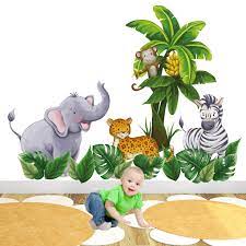 Jungle Animal Wall Stickers Design For