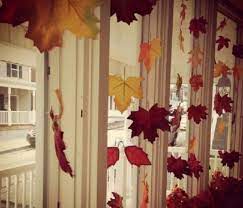 fall window decorations