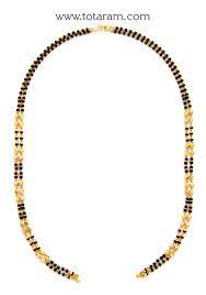 22k gold black beads chain in length 17