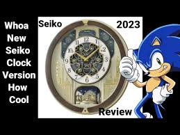 New Seiko Melodies In Motion Clock 2023