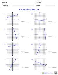 This set of printable worksheets. Pre Algebra Worksheets Linear Functions Worksheets