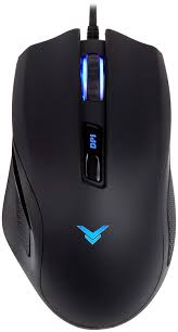 Amazonbasics Multi Color Ergonomic Pc Gaming Mouse Programmable Macros 3200 Adjustable Dpi