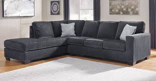 Back to results exchange furniture & appliances furniture living room furniture sofas & couches. Ashley Furniture 87213 16 67 2 Pc Altari Slate Fabric Sectional Sofa Set With Chaise