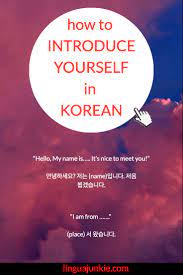 Native speakers are the best source of knowledge when it comes to learning a language so once you have the chance to ask them, you don't 36 thoughts on how to learn korean by yourself. Korean Phrases How To Introduce Yourself In Korean Korean Phrases How To Introduce Yourself Korean Words Learning