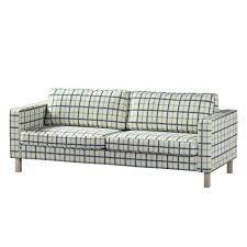 Karlstad Sofa Bed Cover Blue Check