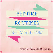 bedtime routines 3 4 months old