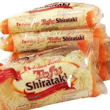 shirataki spaghetti shaped noodle