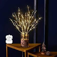 Twig Birch Branch With Fairy Led Lights
