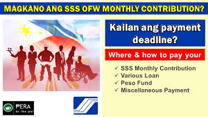 sss ofw monthly contribution 2022