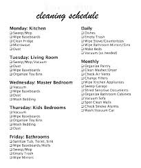 Weekly House Cleaning Weekly Checklist Delectable Printable