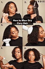 dry curly hair