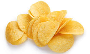 slash fat in pringles style potato chips