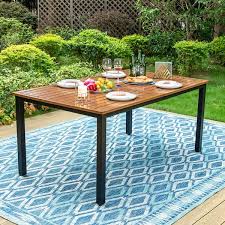 Metal Patio Outdoor Dining Table