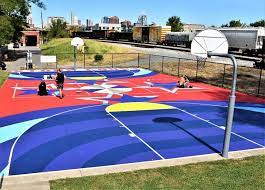 Basketball Court Murals