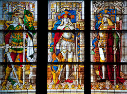 Stained Glass Window In Famous Cologne