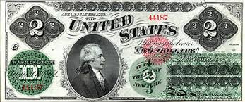 2 Bill History The 2 Dollar Bill Americas Rarest Us