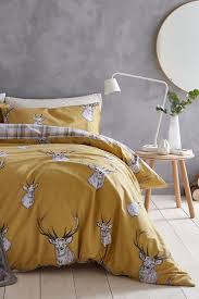 catherine lansfield stag duvet cover