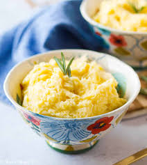 The mash is also seasoned with onion powder, salt, pepper, and herbs. Healthy Mashed Potatoes Without Butter Or Olive Oil Mae S Menu