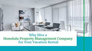 vacation al property management in
