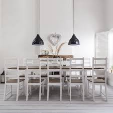 Geo trestle dining table set 04. Canterbury White Dining Table With 8 Chairs Noa Nani