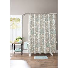 Aqua Paisley Shower Curtain