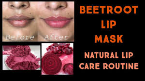beetroot lip mask to get baby soft and