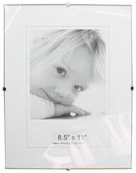 8 5 X 11 Glass Clip Picture Frames Glass