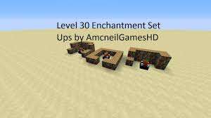 minecraft level 30 enchantment table