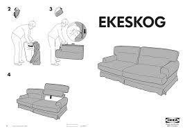 ikea ekeskog sofa bed cover embly